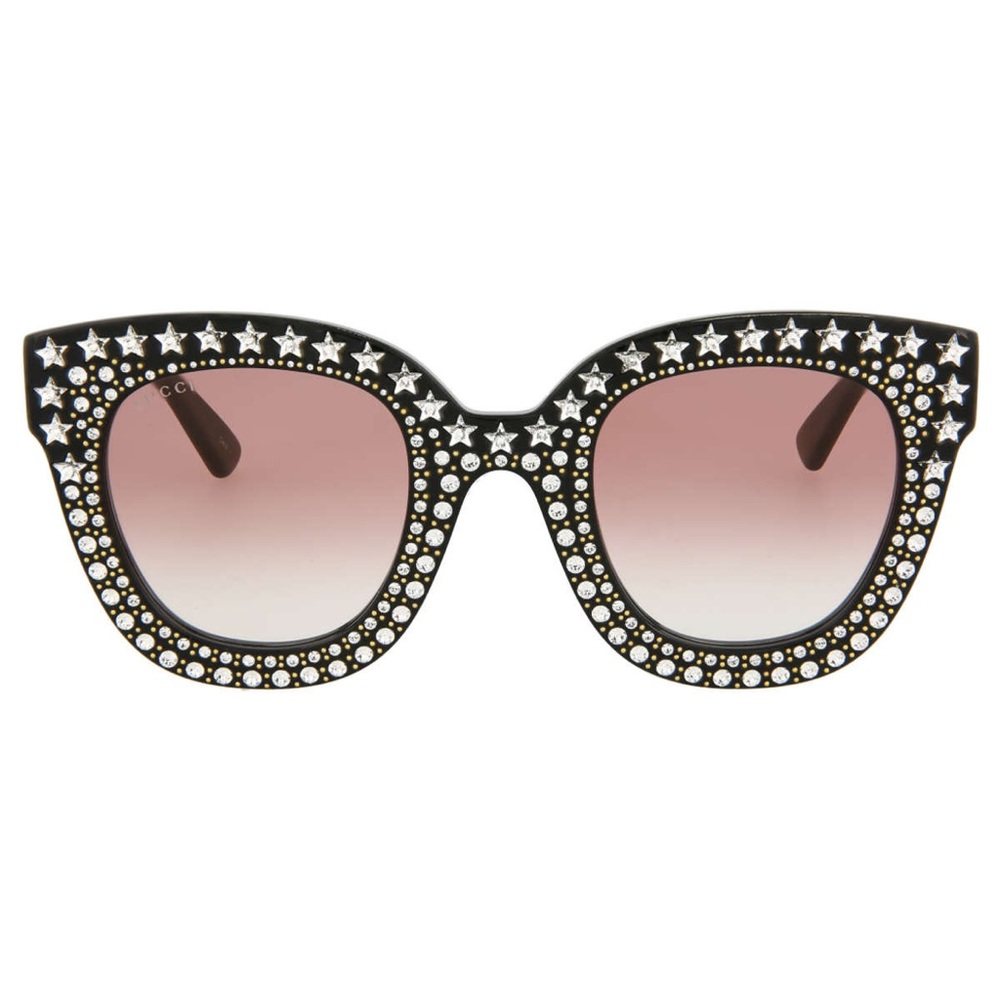 NEW GUCCI WOMEN’S SUNGLASSES GUCCI GG0116S 011 LIMITED EDITION EYEWEAR GUCCI - Picture 3 of 5